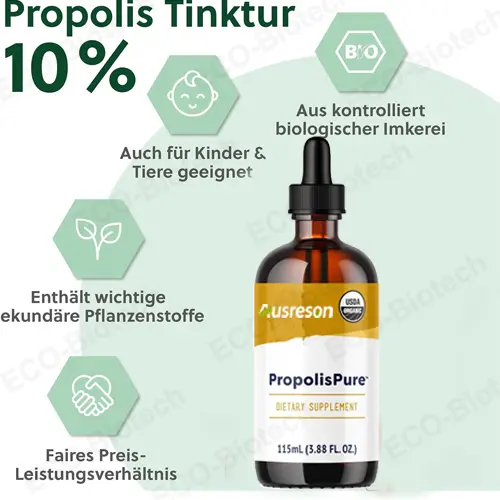 organic propolis extract liquid: immune system support