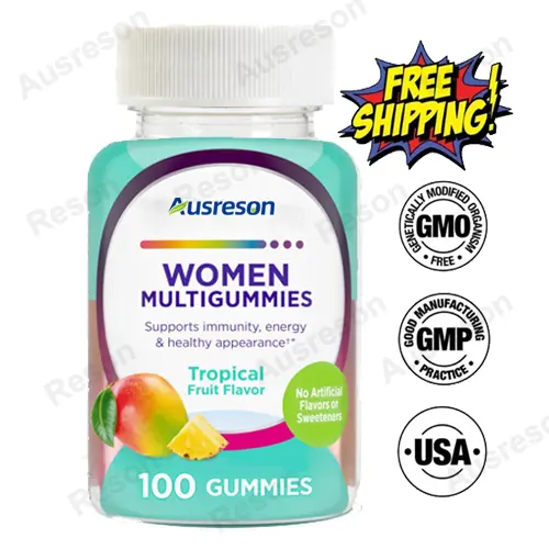 Multivitamin Gummies for women with Vitamin D3, B12, Biotin & Zinc