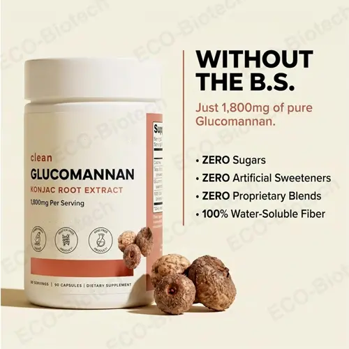 Glucomannan Konjac Root extract capsules Natural appetite suppressant