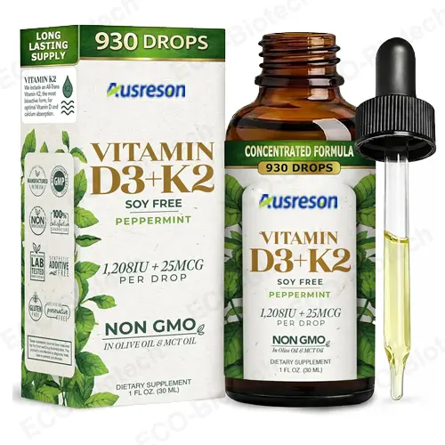 High-absorption vitamin d3 k2 (MK-7) drops for immune support