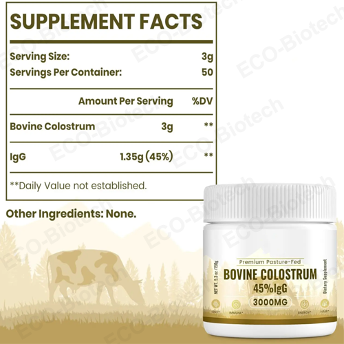 Ausreson Bovine colostrum powder supplement oem supplier