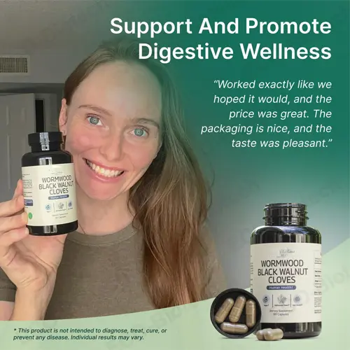 Wormwood Black Walnut Clove Capsules | Reson