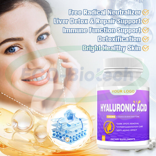 pure hyaluronic acid capsules supplier for skin