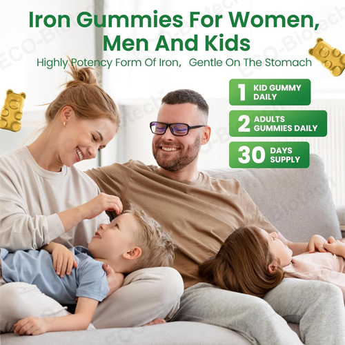 Iron Gummies supplement Support Energy OEM Manufacturing