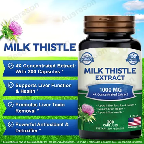 pure Milk Thistle Capsules supports liver health | Reson