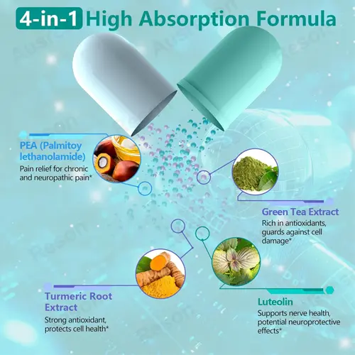 Palmitoylethanolamide pea 400 mg capsules | Reson