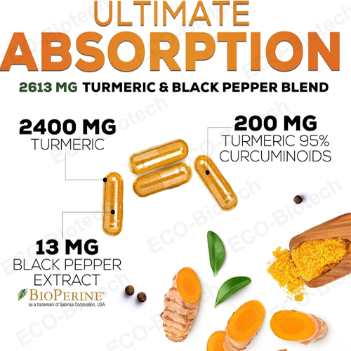 Pure turmeric curcumin Capsules | 95% Curcuminoids | Reson