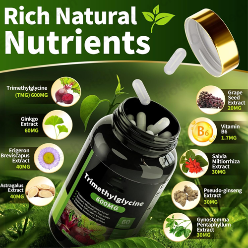 Trimethylglycine TMG Betaine Capsules | methylation | Reson