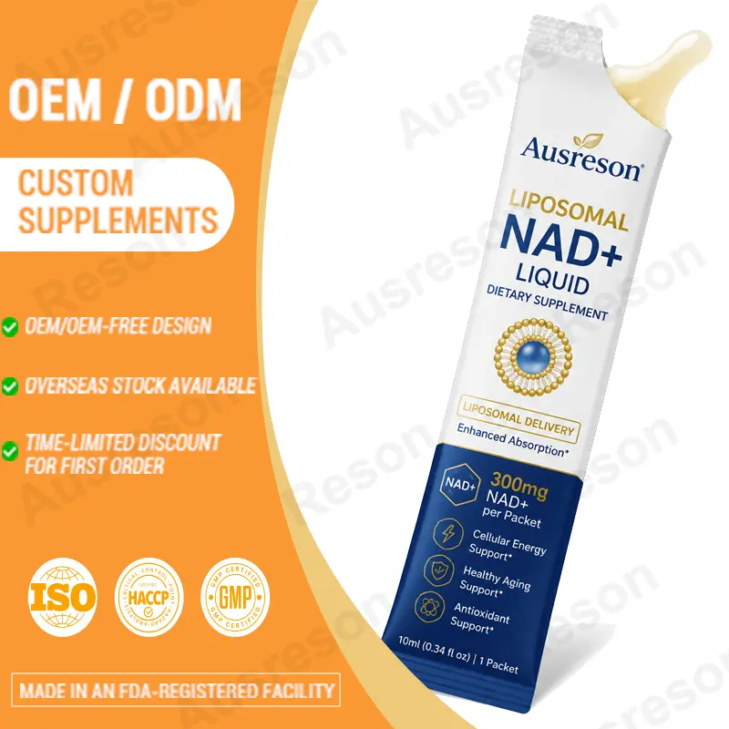 Liposomal NAD+ Cellular energy drink bioavailability Manufacturer