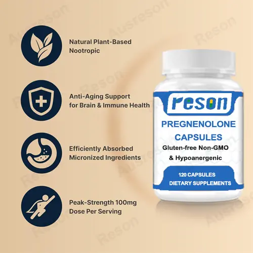 Pregnenolone capsules Non-GMO hormone support | Reson