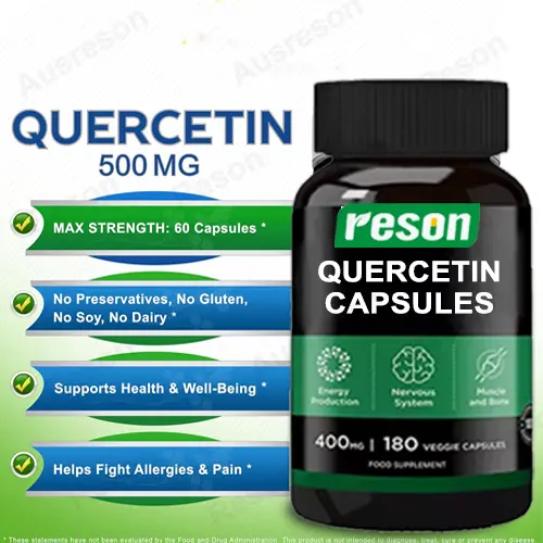 Quercetin capsules Support Immune Response GMP certification