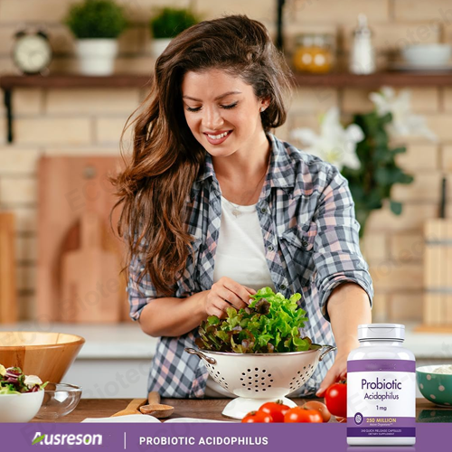 Probiotic Acidophilus capsules | bloating, gas and IBS relief