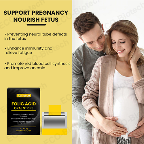 800mcg Folic Acid Oral Strips | Prenatal Support | Reson