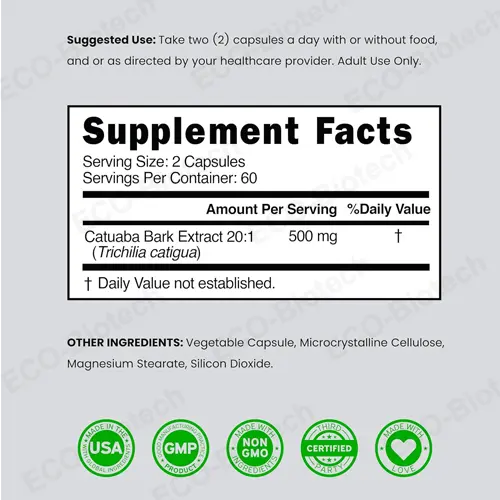 Reson Catuaba Bark capsules: Promoting Natural Health