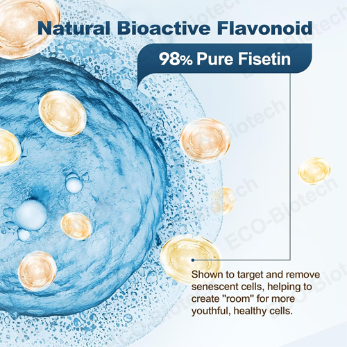 Liposomal Fisetin 200mg Organic Blue Spirulina Gummies supplier