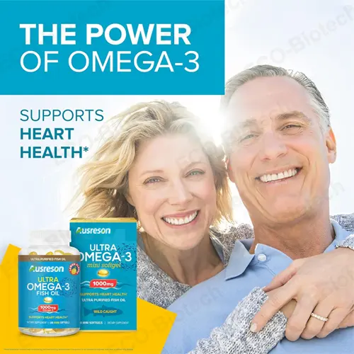 Fish Oil Omega 3 softgels Heart Health Support