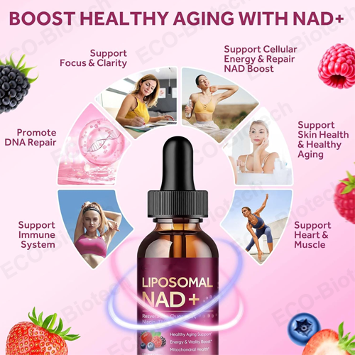 Liposomal NAD+ drops supplement oem Manufacturing