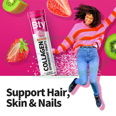 collagen Effervescent Tablets for Skin Beauty Manufacturer