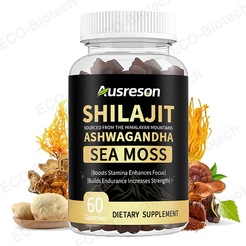 organic shilajit gummies with Sea Moss oem supplement