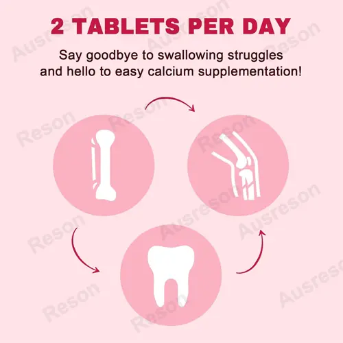 Vegan calcium citrate tablets 500mg with vitamin D3