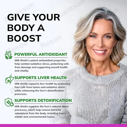 pure Milk Thistle Capsules supports liver health | Reson