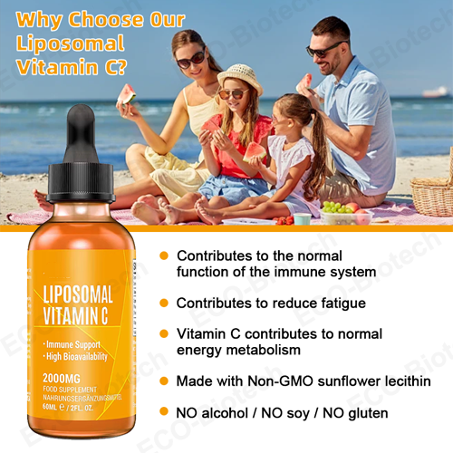 Liposomal Vitamin C Drops manufacturer | Immune & Skin Support