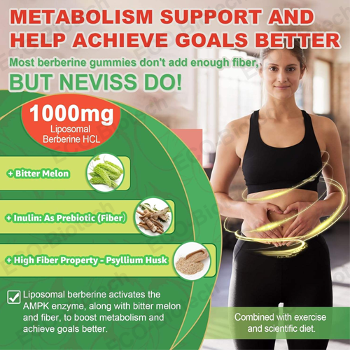 Sugar Free liposomal berberine gummies supplement supplier