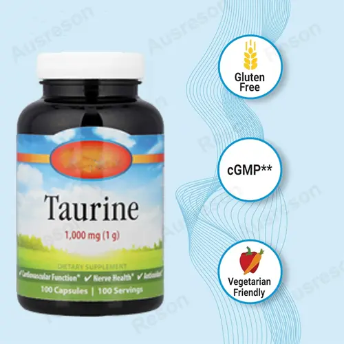 Non-GMO 1000mg Taurine capsules GMP certification