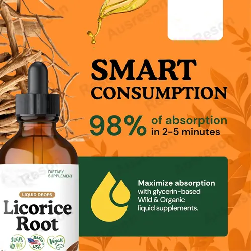 Licorice Root Extract Liquid Drops GMP factory
