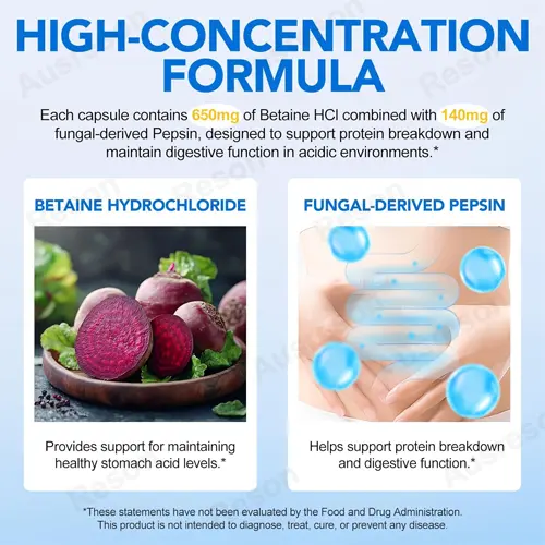 best betaine hcl with pepsin supplement Manufacturer