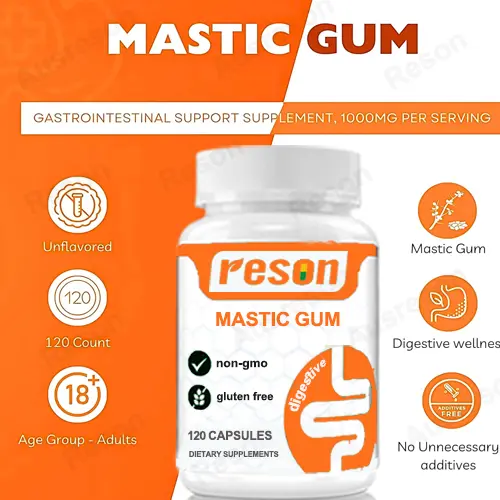 Non-GMO Mastic Gum Capsules GMP factory | Reson