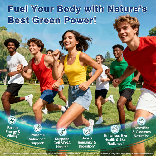 Spirulina Chlorella Gummies | Detox & Energy | Reson