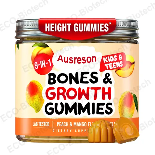 Bones & Growth gummies with Calcium, Zinc, Vitamin D3 | Reson