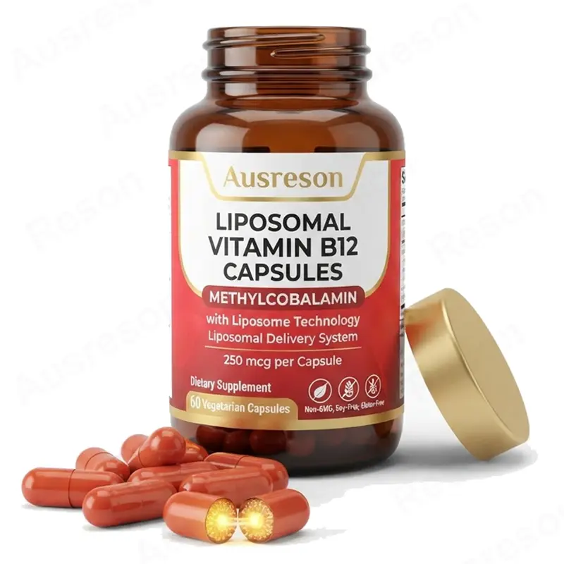 High absorption Liposomal Vitamin B12 capsules for energy bulk supplier