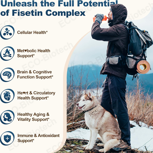 Liposomal Fisetin 200mg Organic Blue Spirulina Gummies supplier