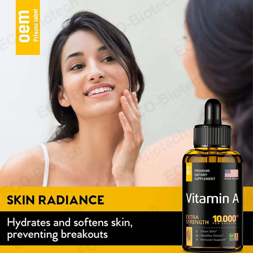 USDA organic Vitamin A Liquid drops oem Manufacturer