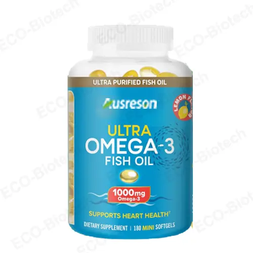 Fish Oil Omega 3 softgels Heart Health Support