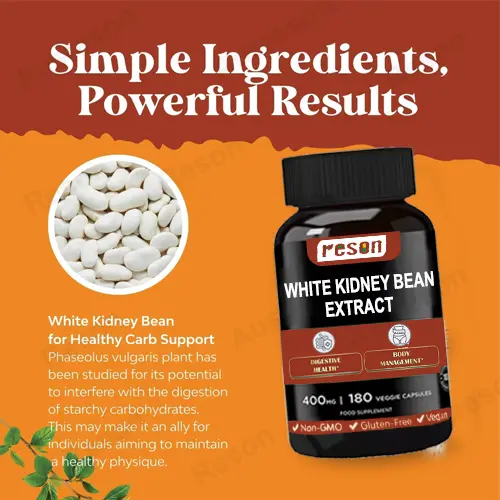 White Kidney Bean Extract capsules GMP certified factory