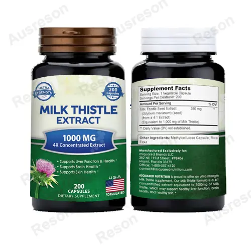 pure Milk Thistle Capsules supports liver health | Reson