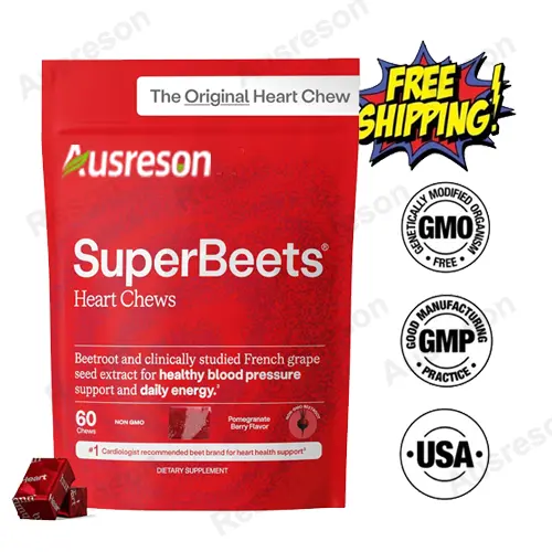SuperBeets Heart Chews Nitric Oxide and Blood Pressure Support