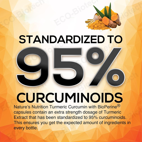 Pure turmeric curcumin Capsules | 95% Curcuminoids | Reson
