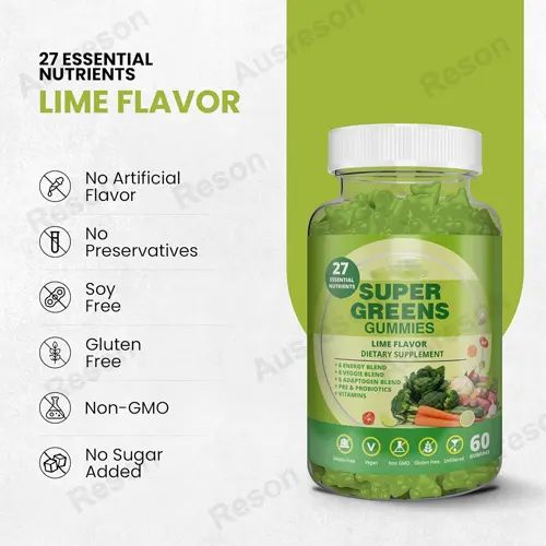 Super Greens gummies Detox support supplier | Reson