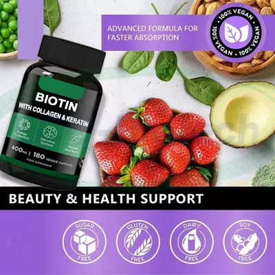 10000mcg Biotin Capsules for Hair skin, nails supplier | Reson