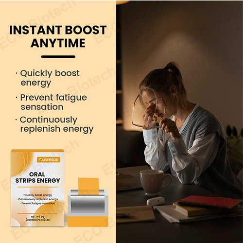 oral strips energy | with Caffeine B Vitamins | Reson