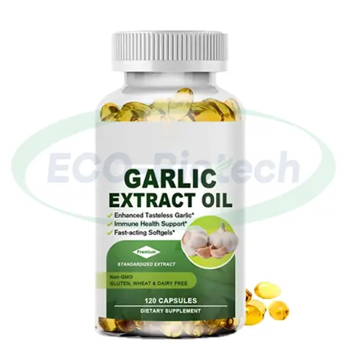 Garlic Oil Softgels 1000mg for Heart Health & Immune Support | OEM