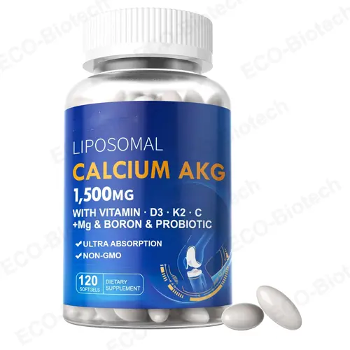 Liposomal Calcium AKG softgels OEM bulk wholesalers