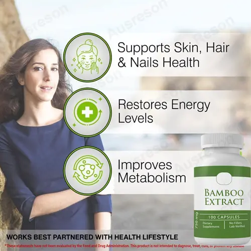 Bamboo Extract Capsules pills GMP certification | Reson