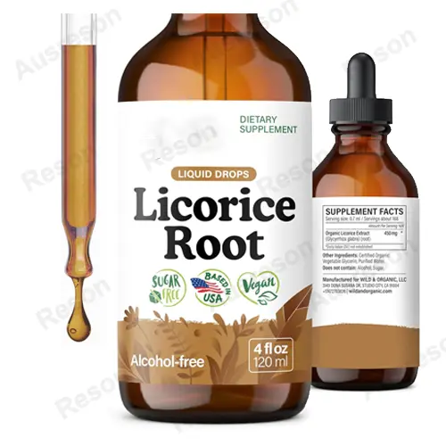 Licorice Root Extract Liquid Drops GMP factory